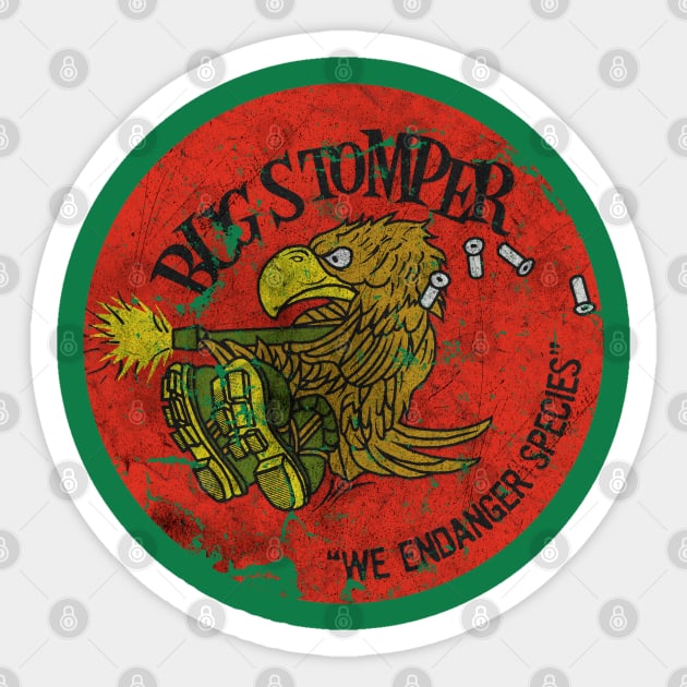 Bug Stomper Sticker by JCD666